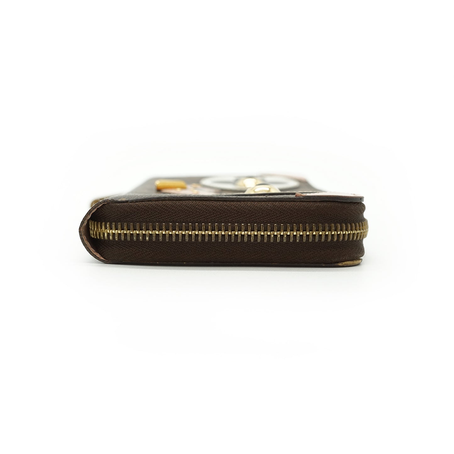 Monogram Dog Zippy Long Wallet Rose Ballerine Valentine Limited Edition