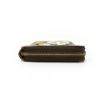 Monogram Dog Zippy Long Wallet Rose Ballerine Valentine Limited Edition