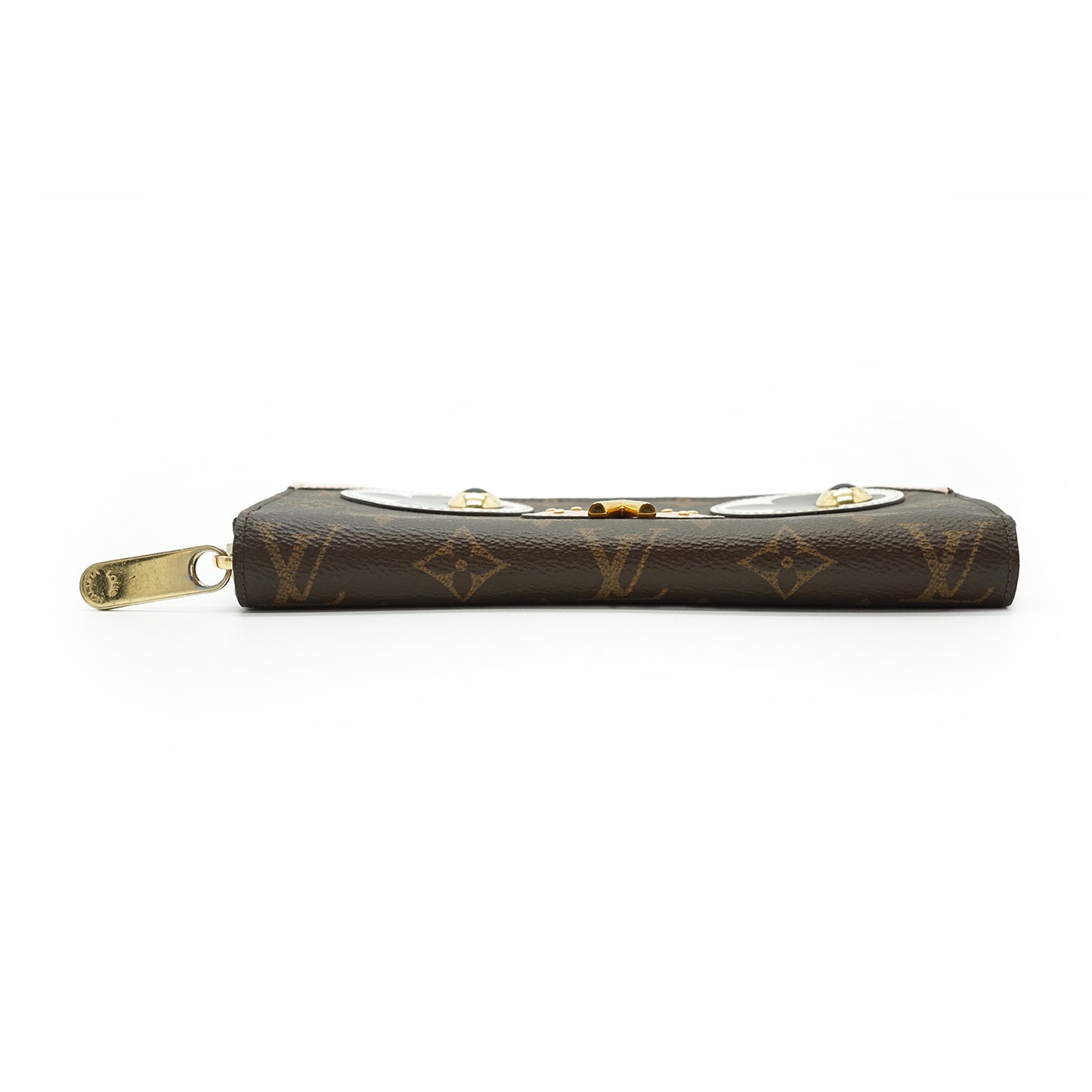 Monogram Dog Zippy Long Wallet Rose Ballerine Valentine Limited Edition