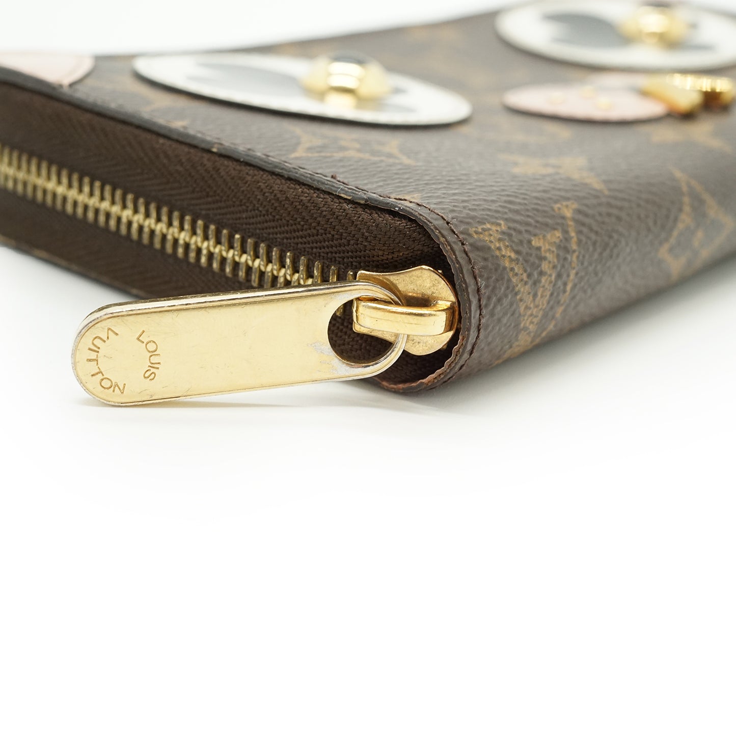 Monogram Dog Zippy Long Wallet Rose Ballerine Valentine Limited Edition