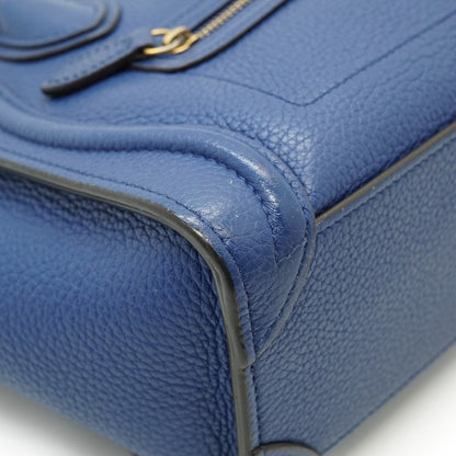 Nano Luggage Drummed Calfskin