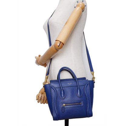 Nano Luggage Drummed Calfskin