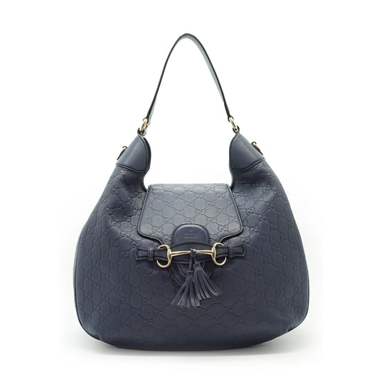 Emily Guccissima Horsebit Hobo Bag