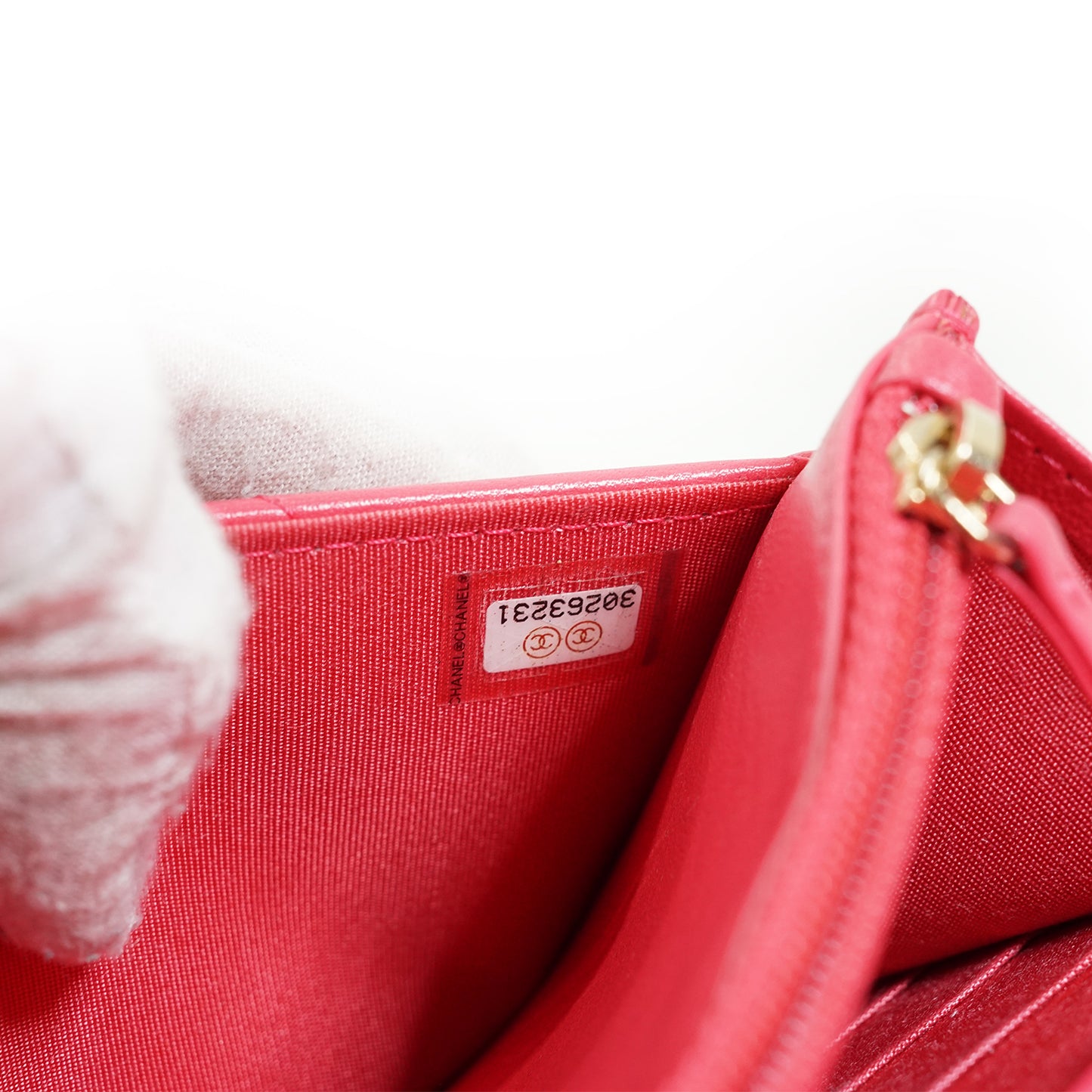 Lambskin Chanel 19 Wallet-on-Chain