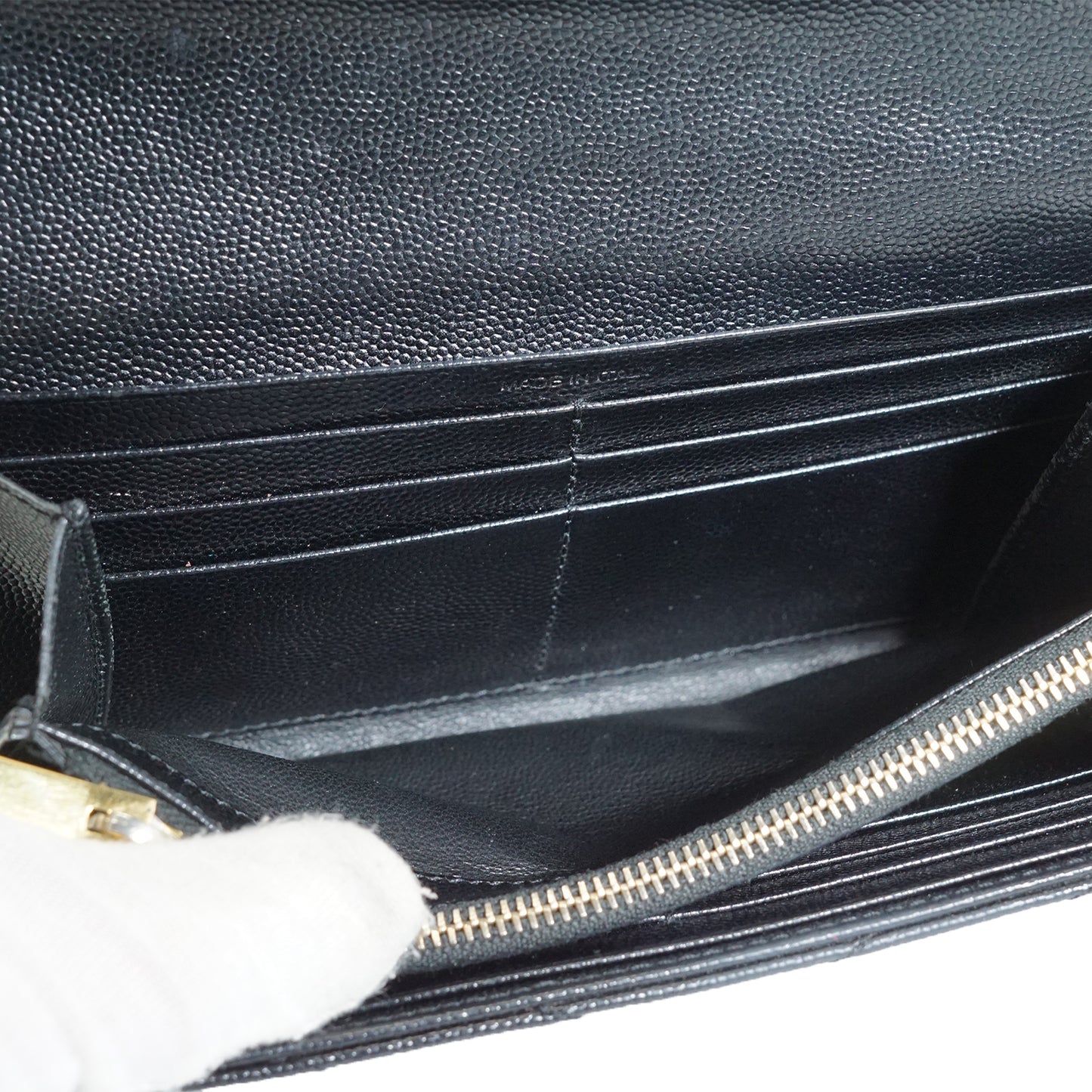 YSL Cassandra Matelasse Long Wallet