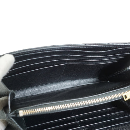 YSL Cassandra Matelasse Long Wallet