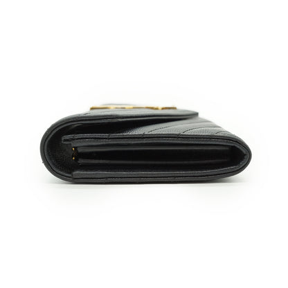 YSL Cassandra Matelasse Long Wallet