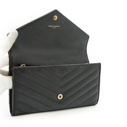YSL Cassandra Matelasse Long Wallet