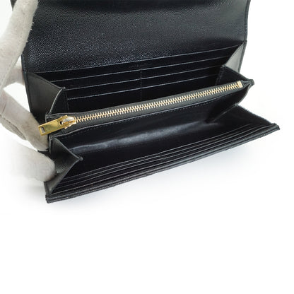 YSL Cassandra Matelasse Long Wallet