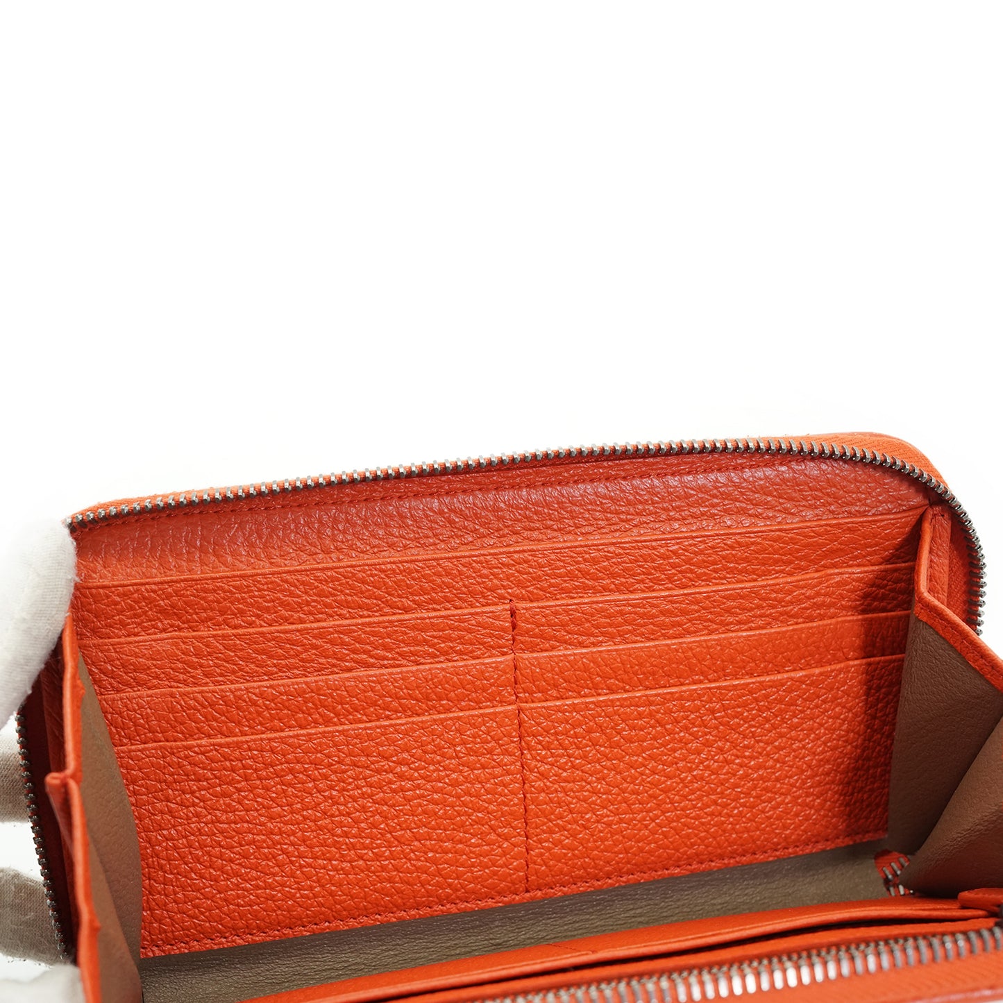 Intrecciato Zip Around Long Wallet