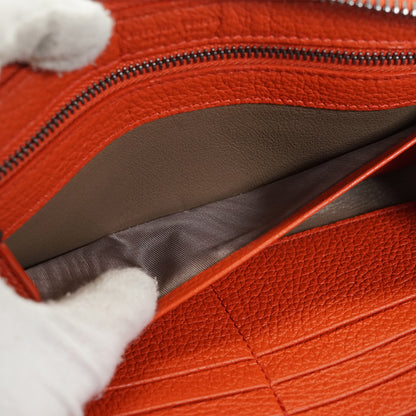 Intrecciato Zip Around Long Wallet