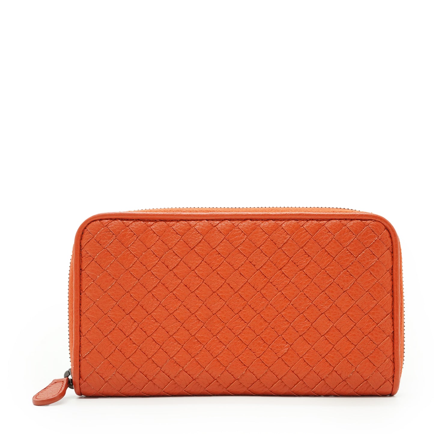 Intrecciato Zip Around Long Wallet