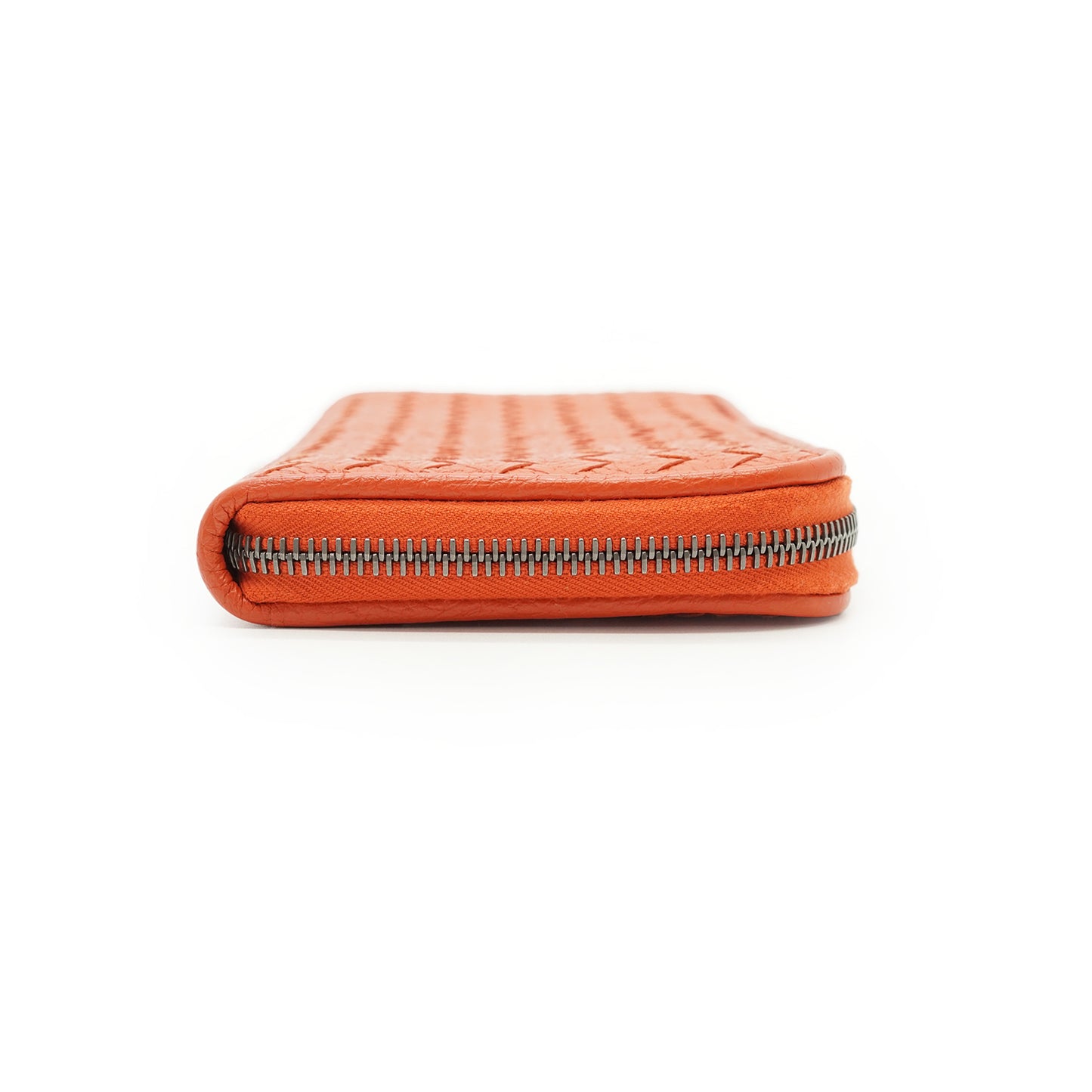 Intrecciato Zip Around Long Wallet