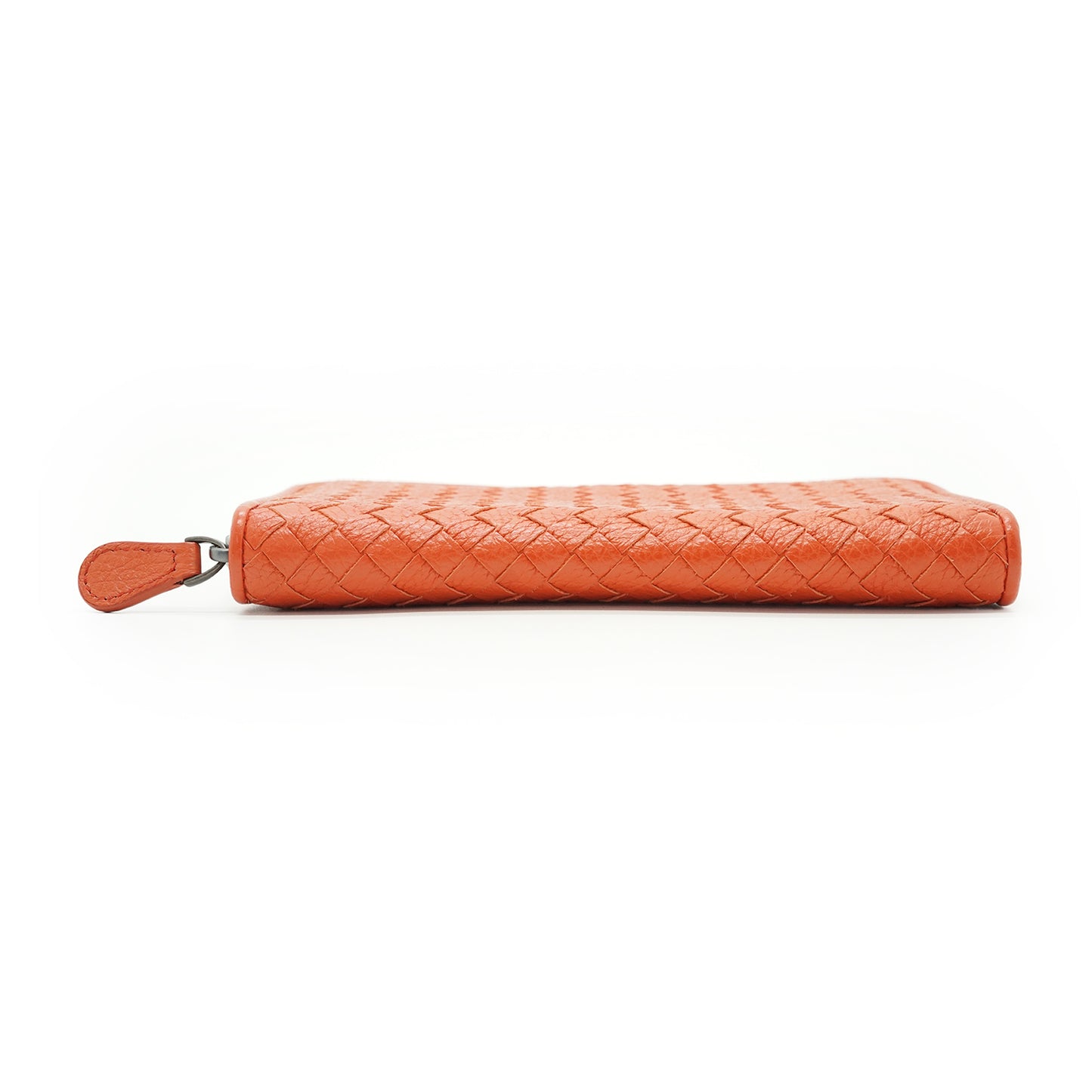 Intrecciato Zip Around Long Wallet