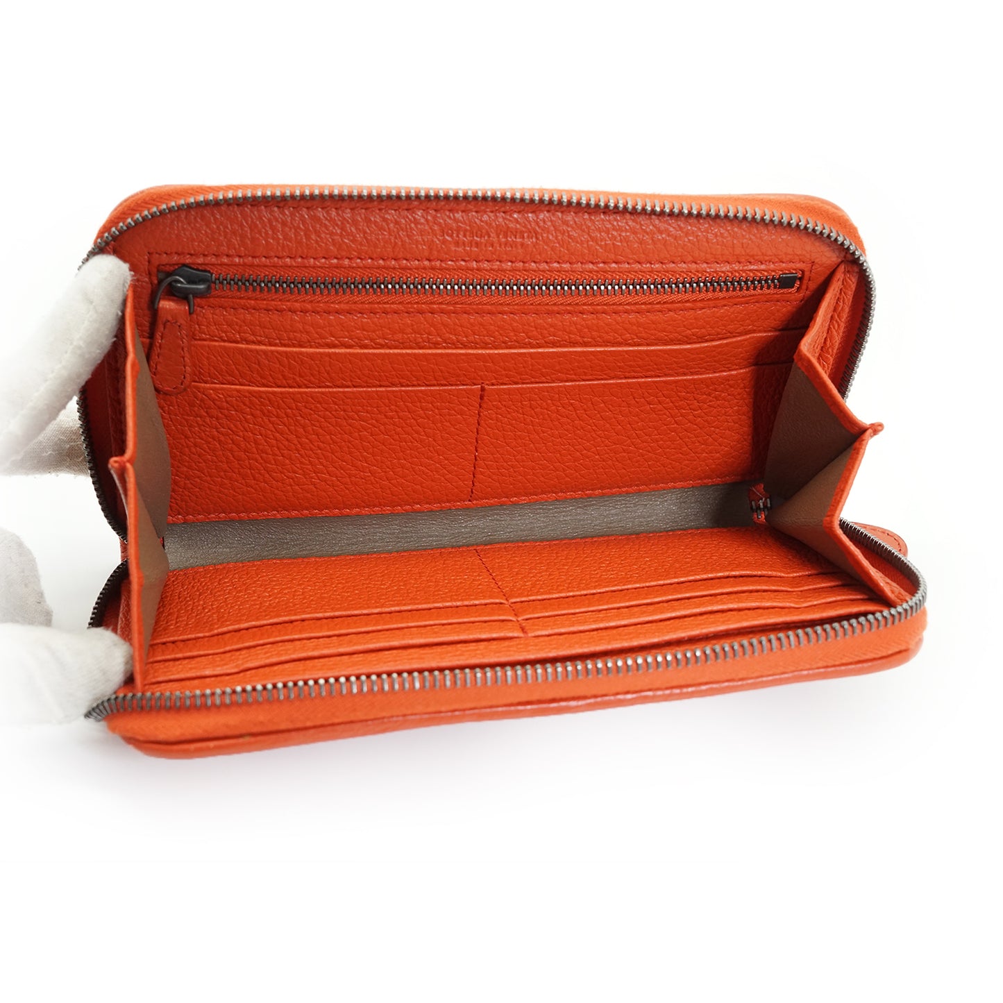 Intrecciato Zip Around Long Wallet