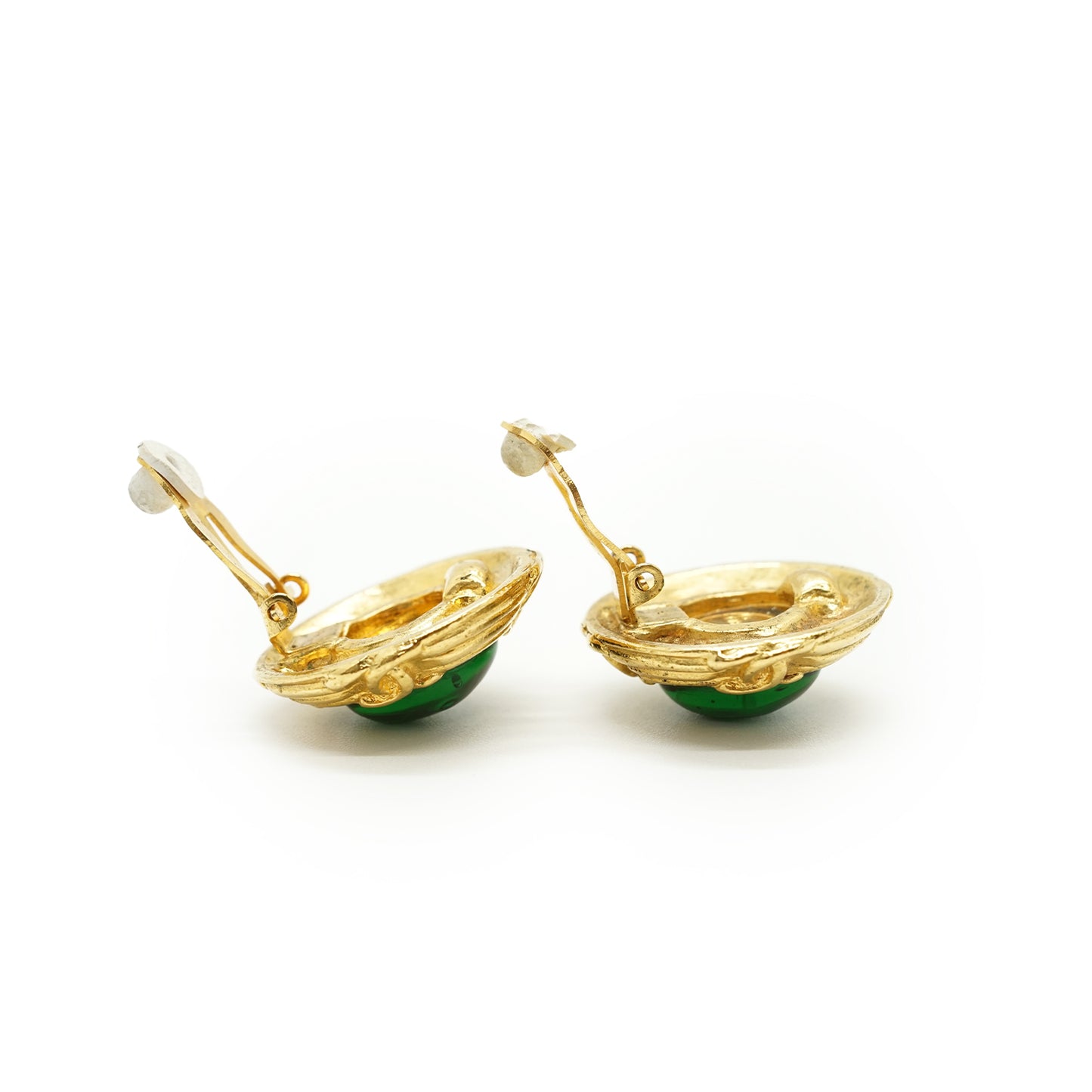 Vintage CC Gripoix Clip-on Earrings GP