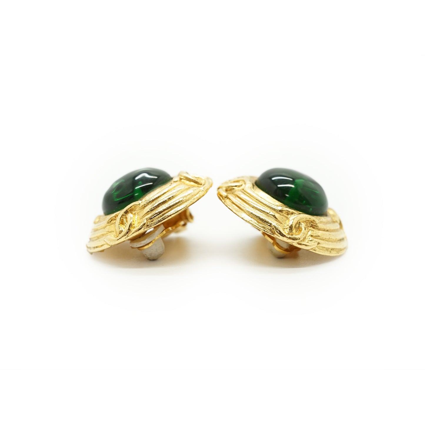 Vintage CC Gripoix Clip-on Earrings GP