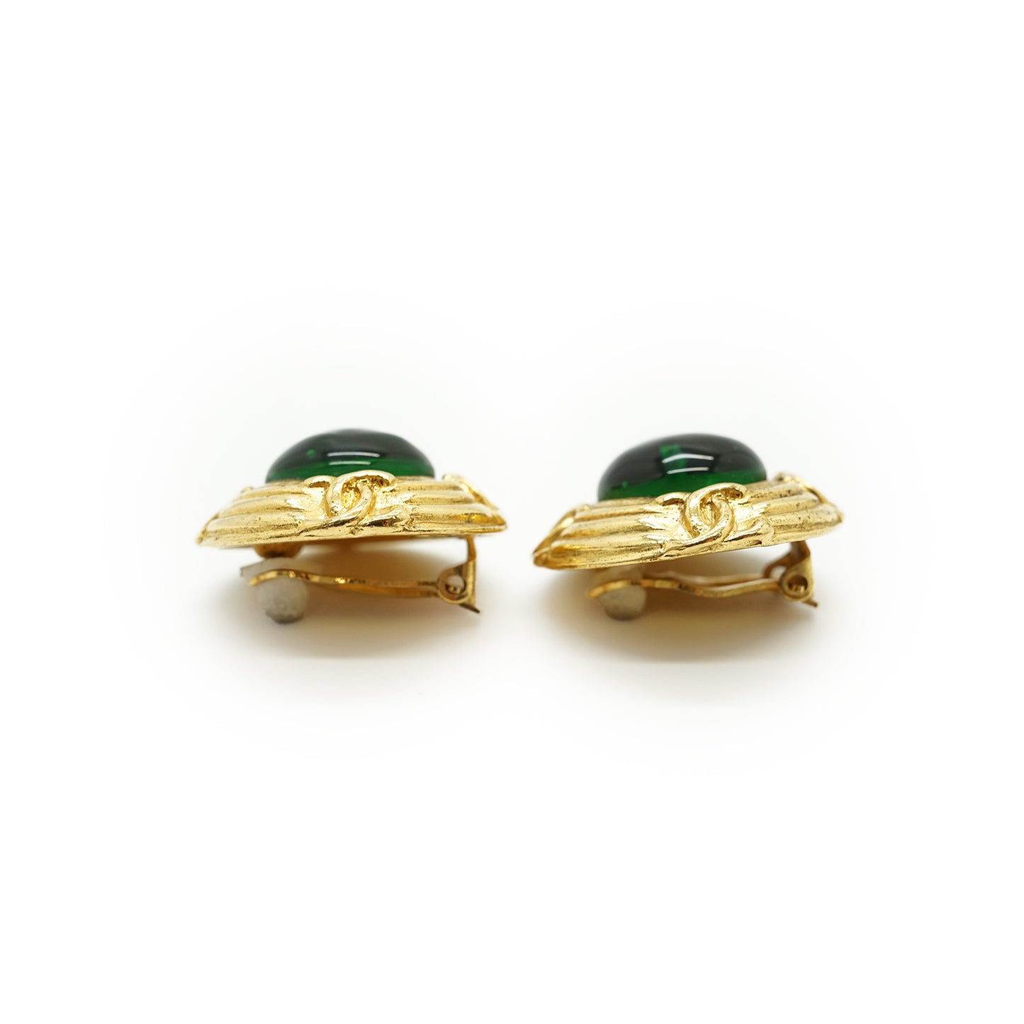Vintage CC Gripoix Clip-on Earrings GP