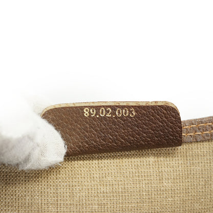 Vintage GG Supreme Coated Canvas Sherry Line Front Pocket Tote