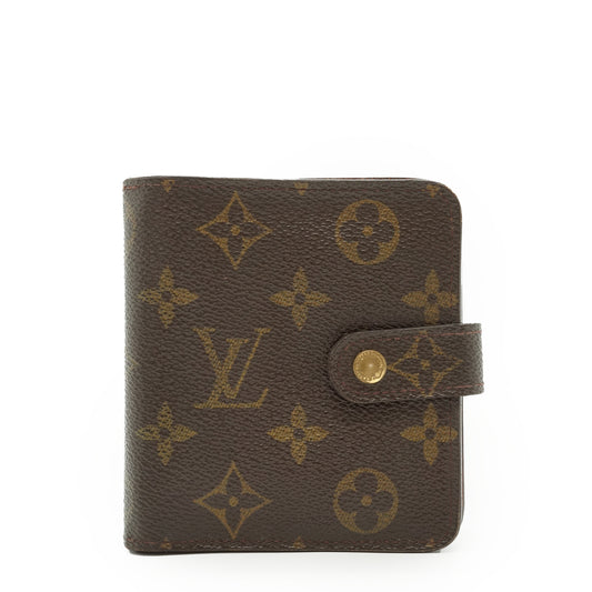 Monogram Compact Zip Wallet