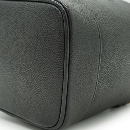 Caviar Skin Vertical Vanity Bag