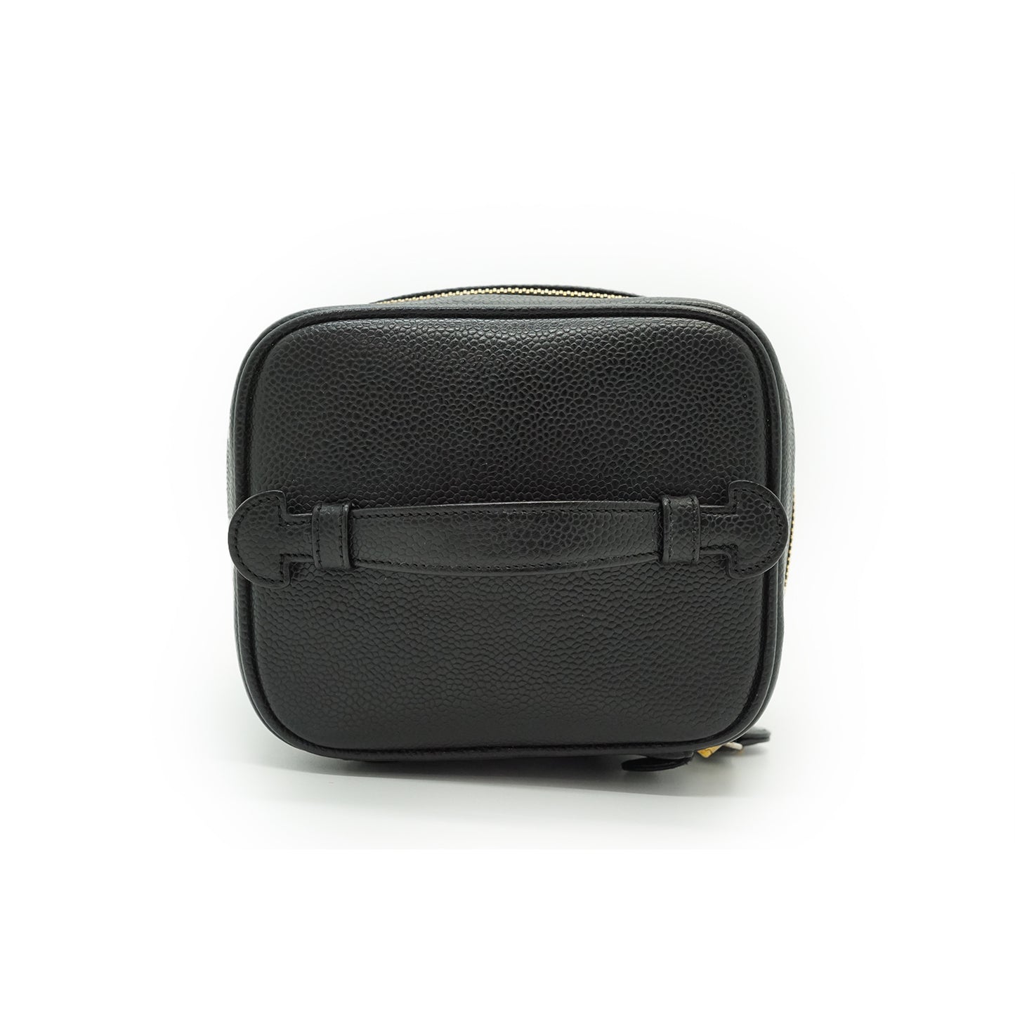 Caviar Skin Vertical Vanity Bag