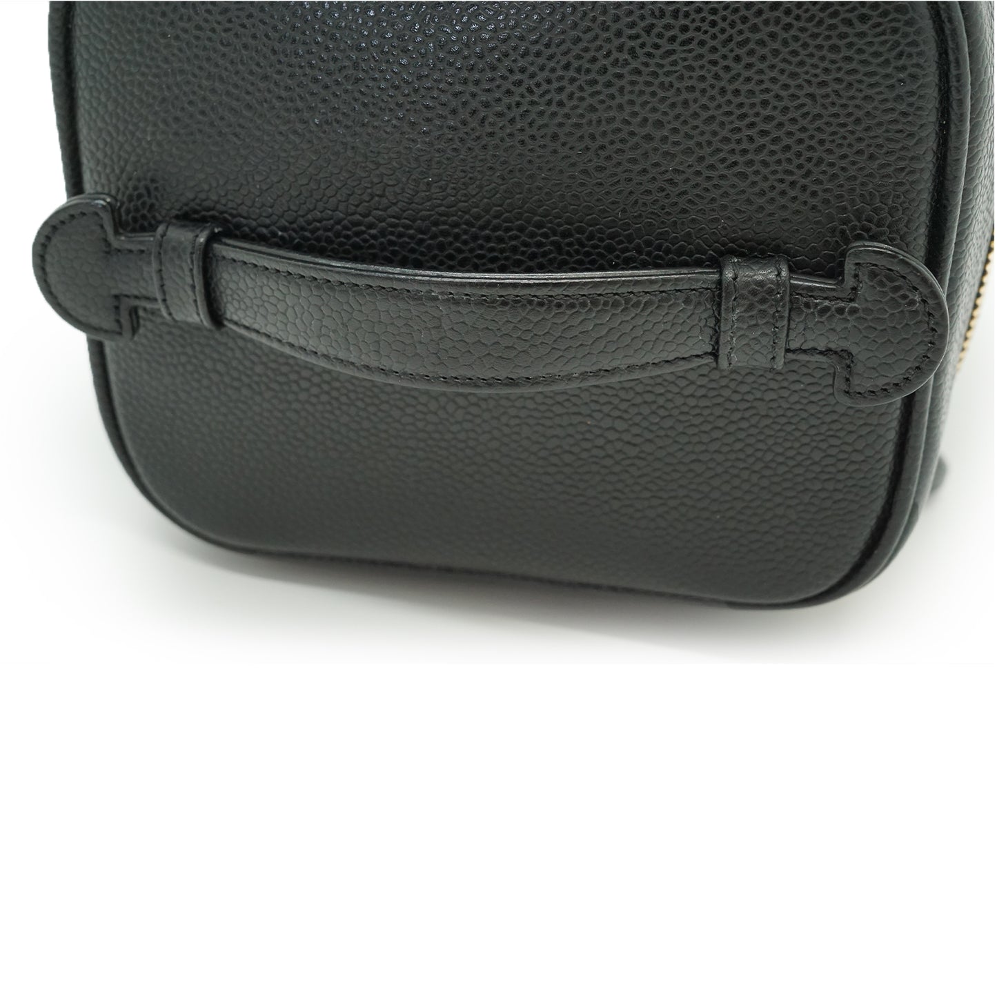 Caviar Skin Vertical Vanity Bag