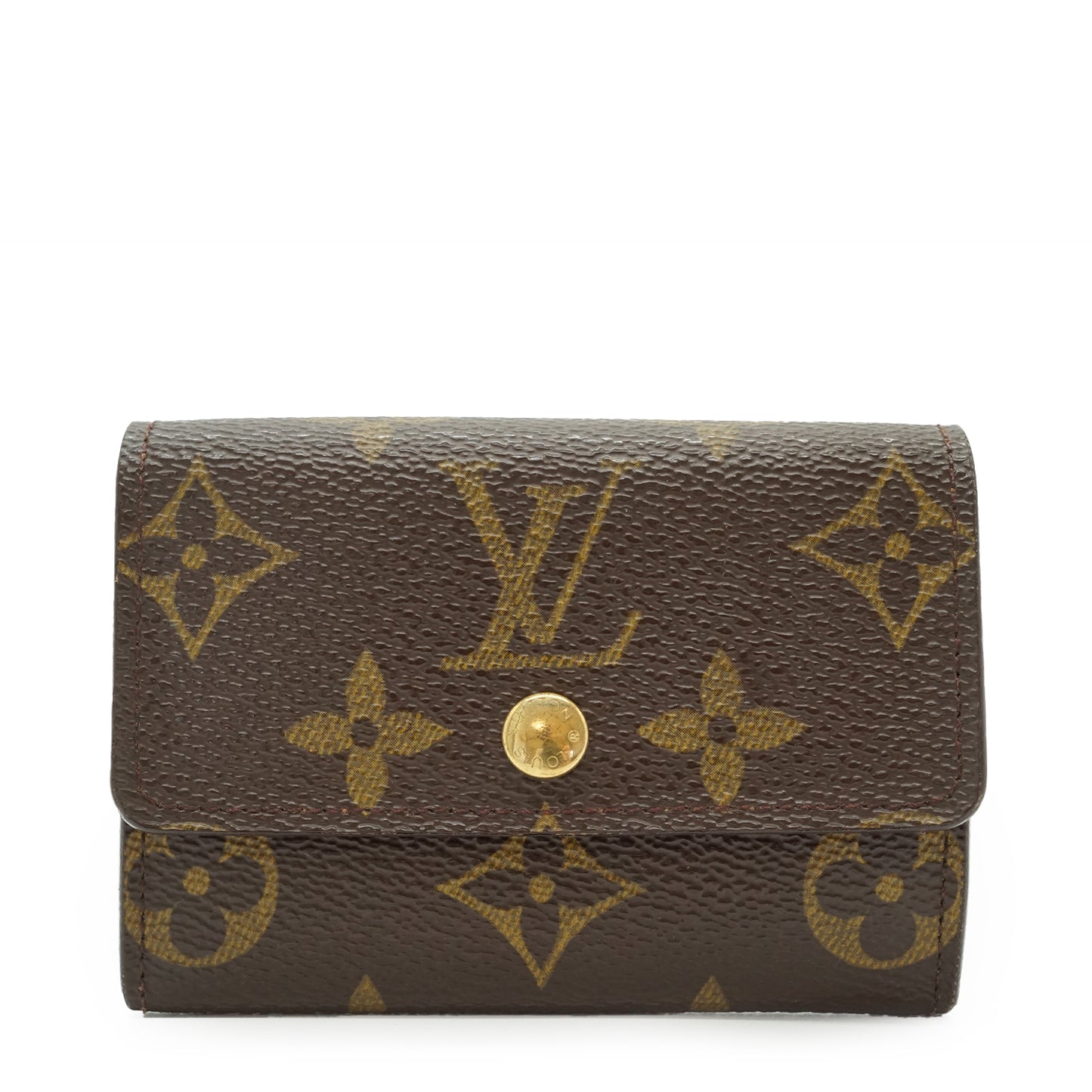 Monogram Porte Monnaie Plat Coin Case Wallet