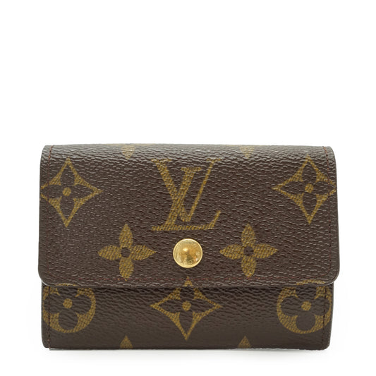 Monogram Porte Monnaie Plat Coin Case Wallet