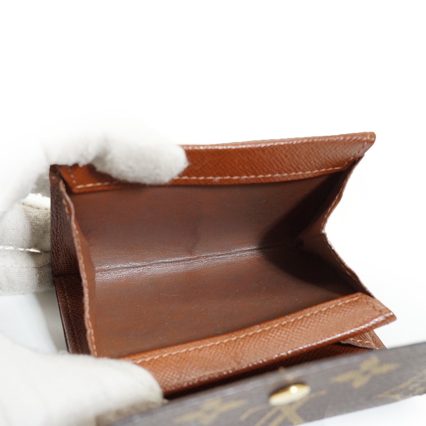 Monogram Porte Monnaie Plat Coin Case Wallet