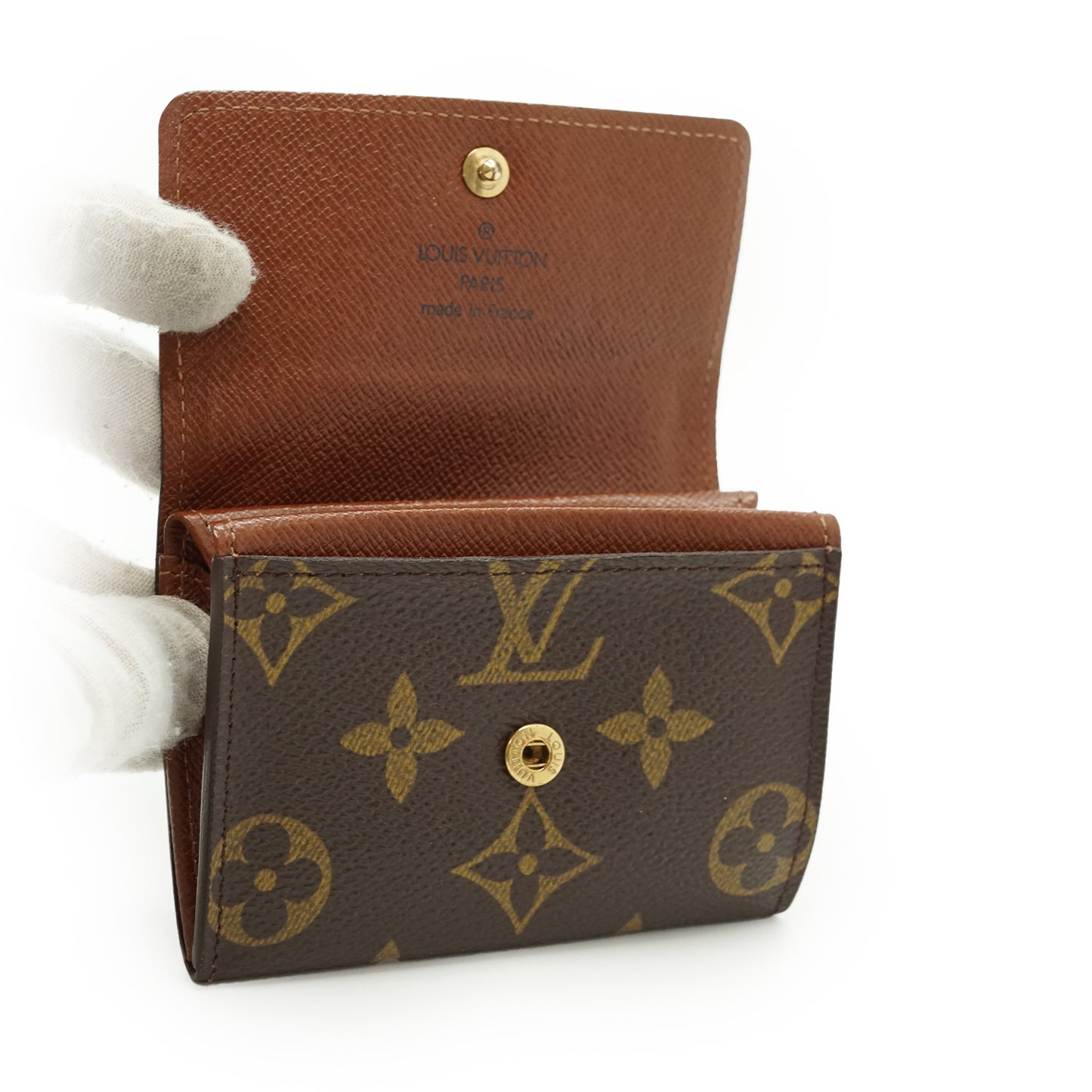 Monogram Porte Monnaie Plat Coin Case Wallet