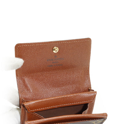 Monogram Porte Monnaie Plat Coin Case Wallet