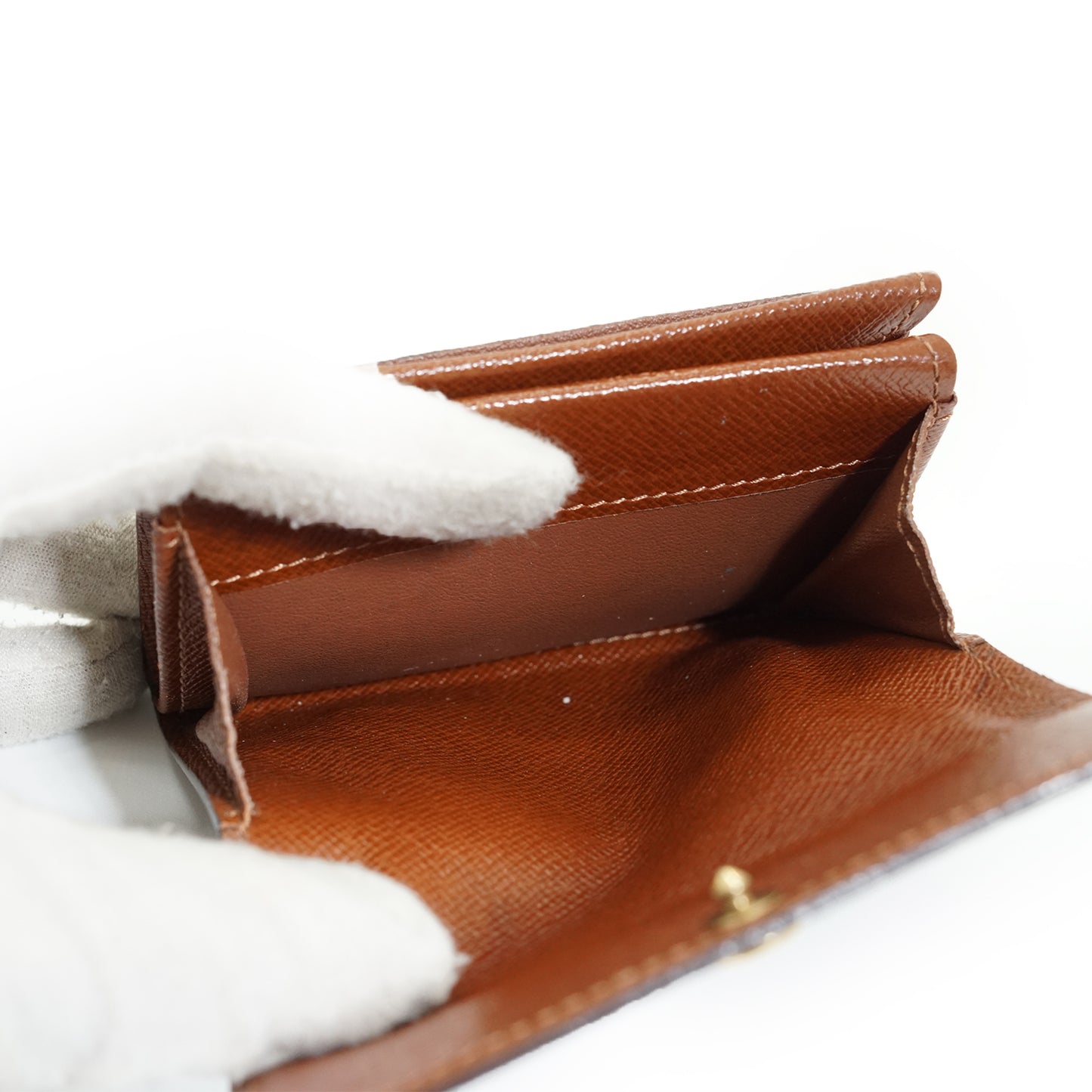 Monogram Porte Monnaie Plat Coin Case Wallet