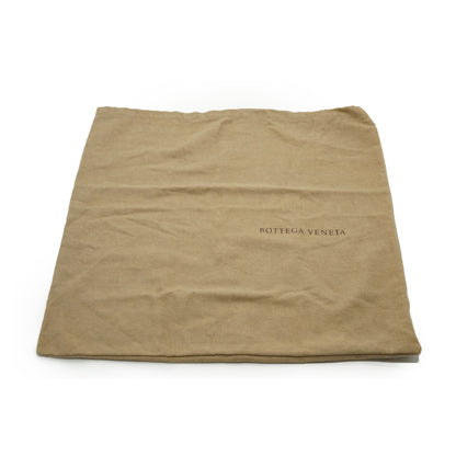 Intrecciato Woven Nappa Campana Medium Ebano Aged Metal