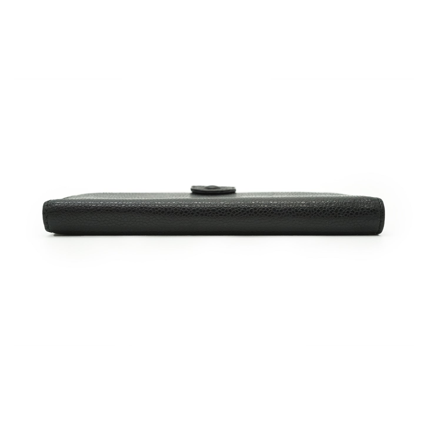 CC Caviar Skin Bifold Long Wallet