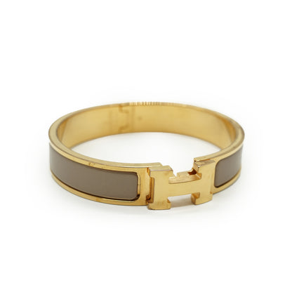 Clic Clac H Bracelet Marron Glace PM