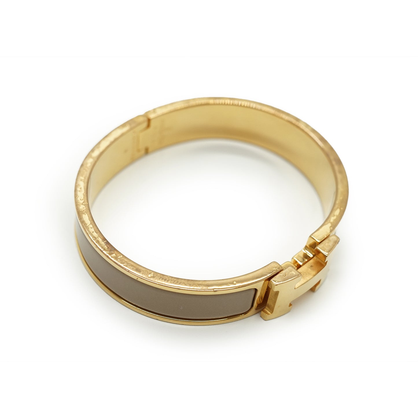 Clic Clac H Bracelet Marron Glace PM