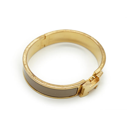 Clic Clac H Bracelet Marron Glace PM
