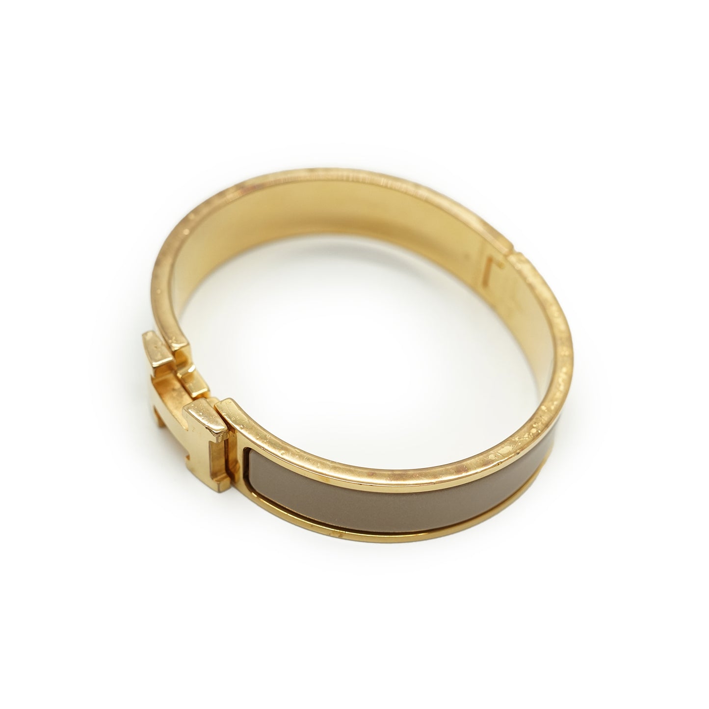 Clic Clac H Bracelet Marron Glace PM