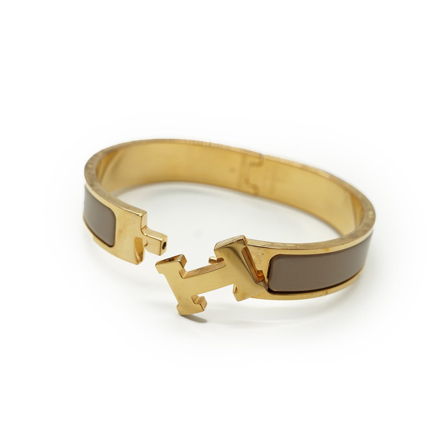 Clic Clac H Bracelet Marron Glace PM