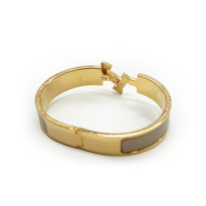 Clic Clac H Bracelet Marron Glace PM