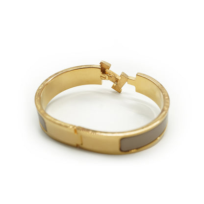 Clic Clac H Bracelet Marron Glace PM