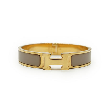 Clic Clac H Bracelet Marron Glace PM