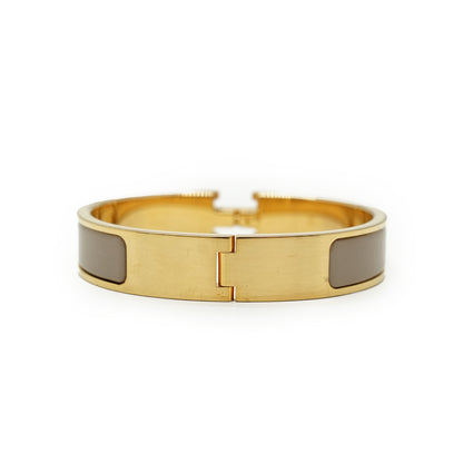 Clic Clac H Bracelet Marron Glace PM
