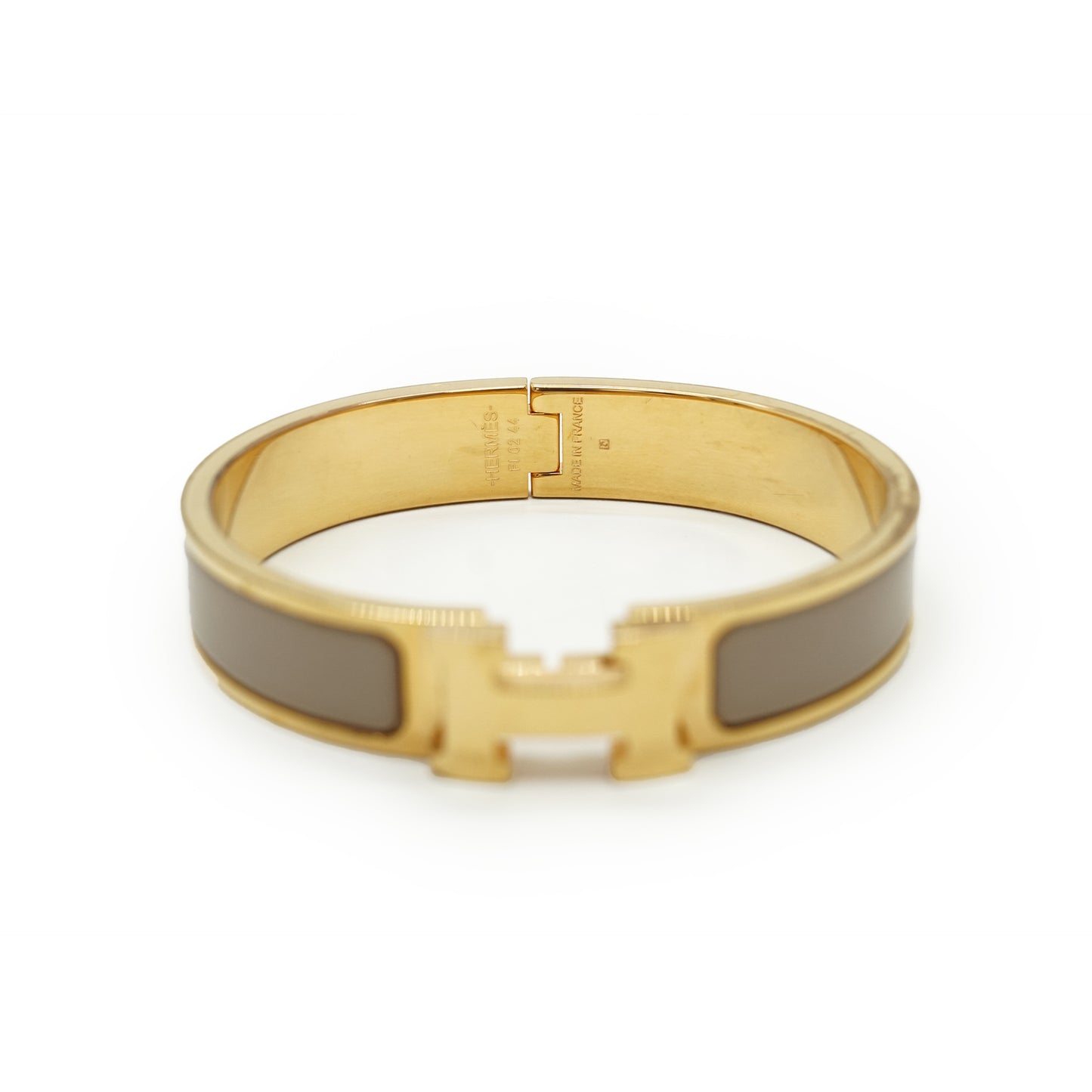 Clic Clac H Bracelet Marron Glace PM