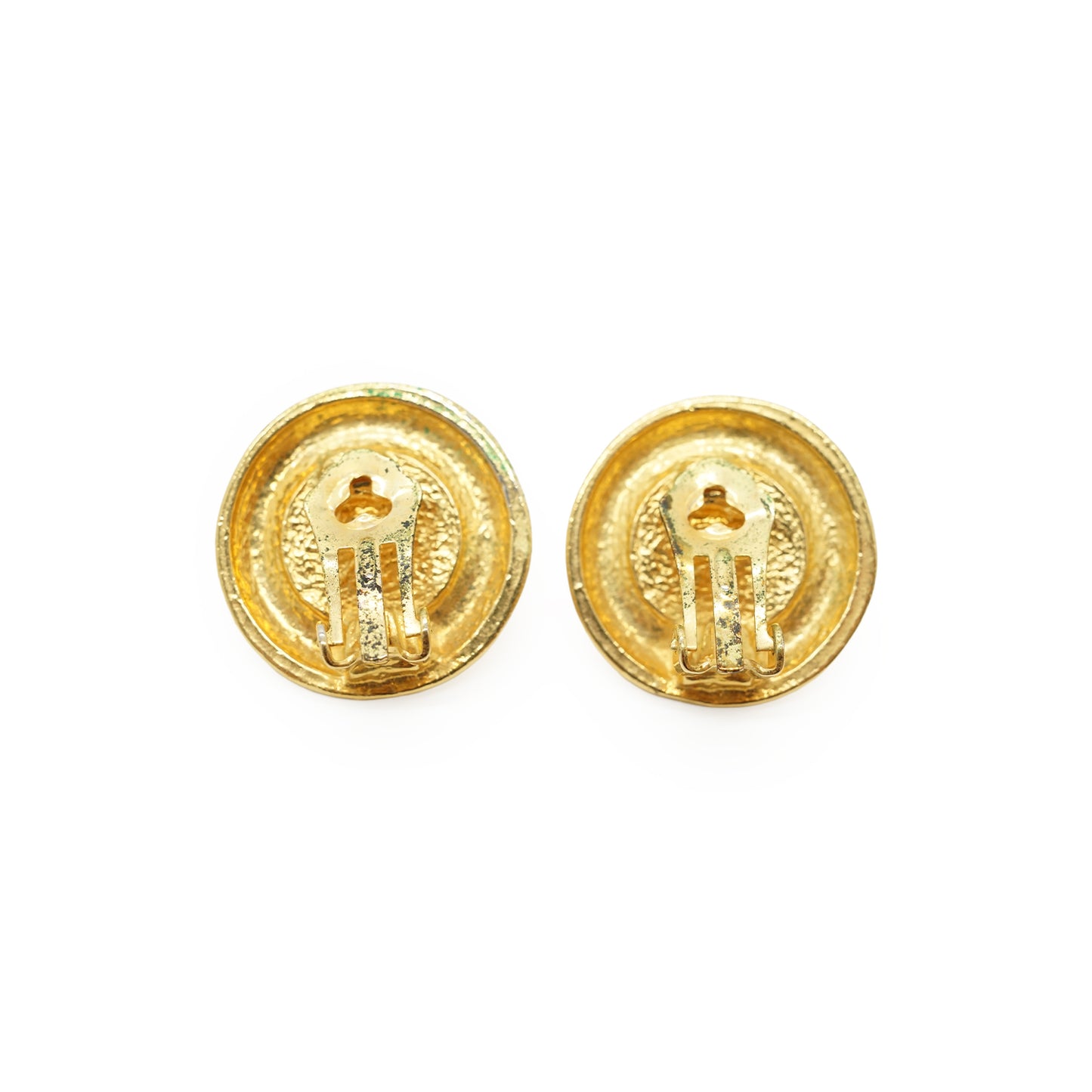 Faux Pearl Round Clip-on Earrings GP