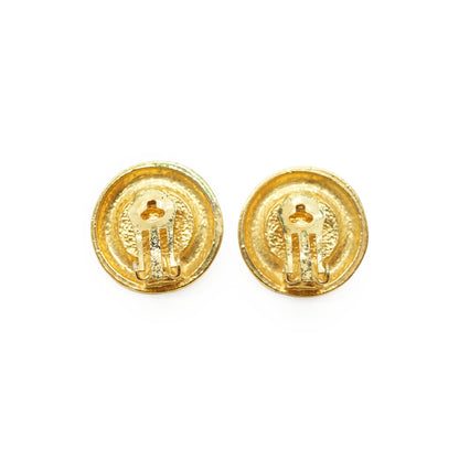 Faux Pearl Round Clip-on Earrings GP