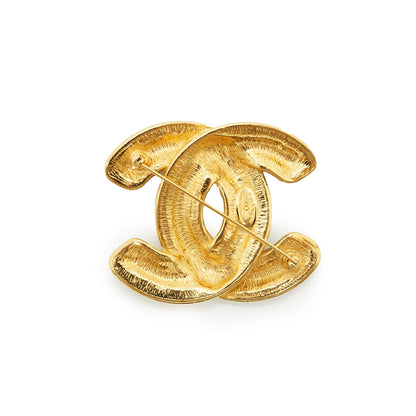 Large CC Matelasse Brooch GP
