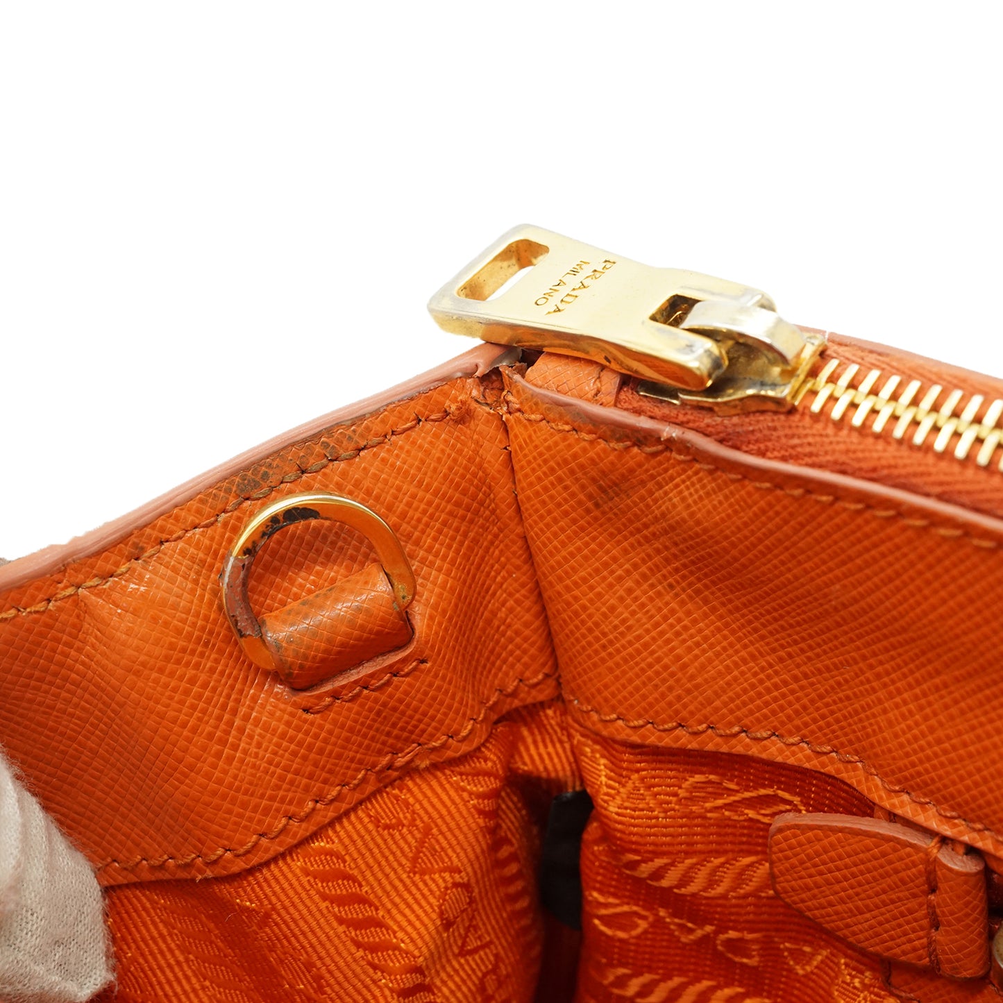 2way Saffiano Galleria Medium Double Zip Tote
