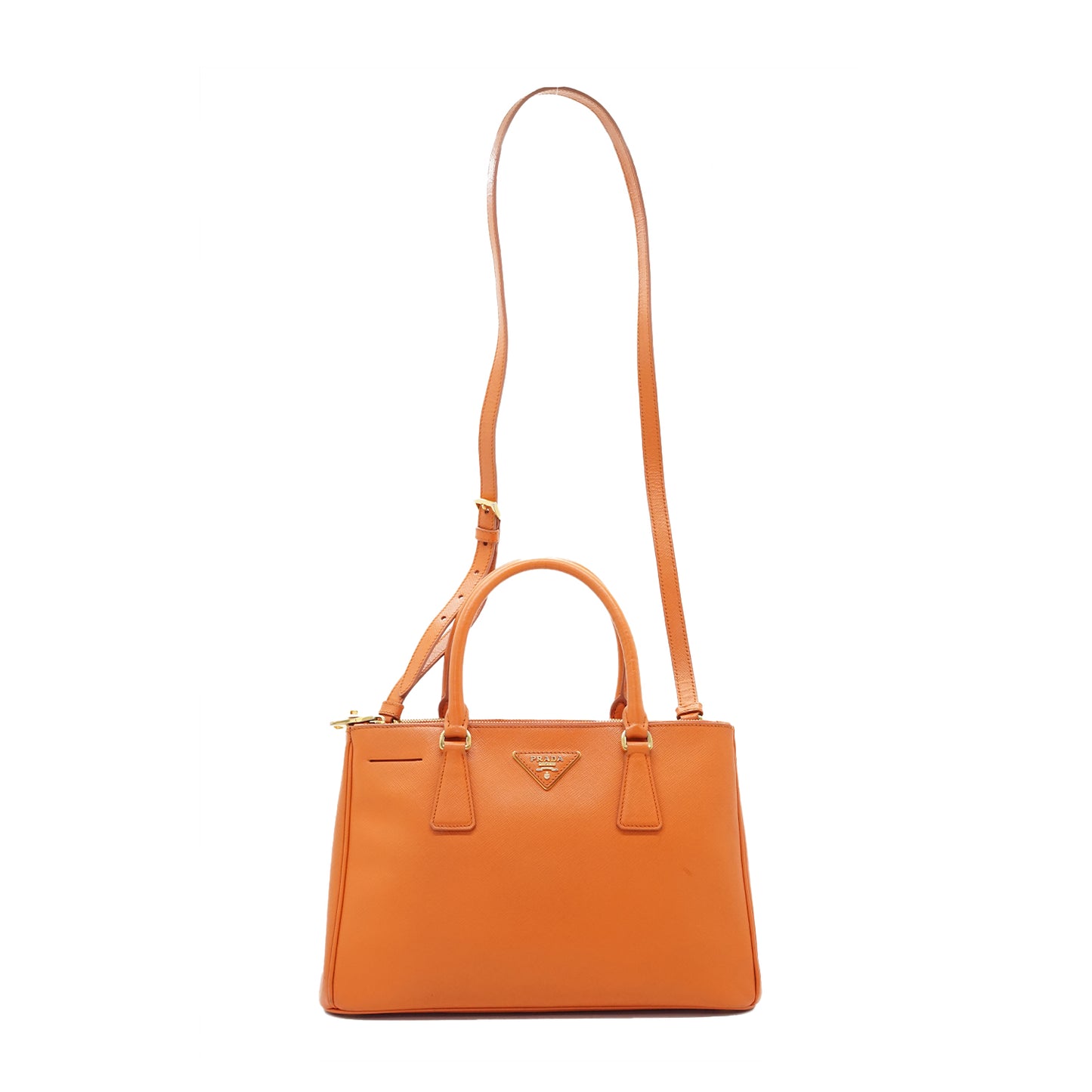 2way Saffiano Galleria Medium Double Zip Tote